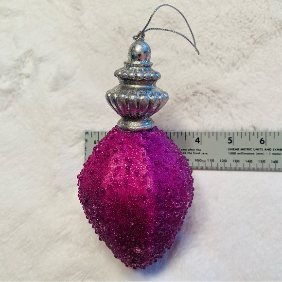 Large Ornaments 7” with Silver Attached Strings Big Bold and Ready For Your Tree - Picture 7 of 8